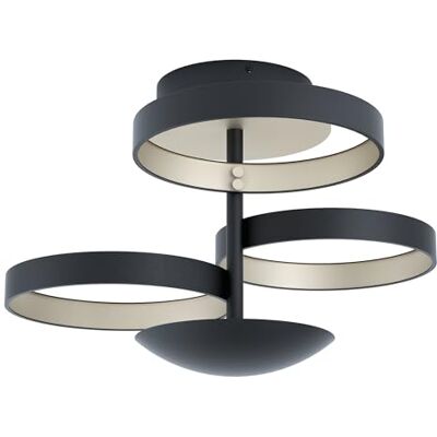 EGLO Gromola LED Taklampa, 33,8 W, Svart, 54 cm EGLO Gromola LED Taklampa, 33,8 W, Svart, 54 cm