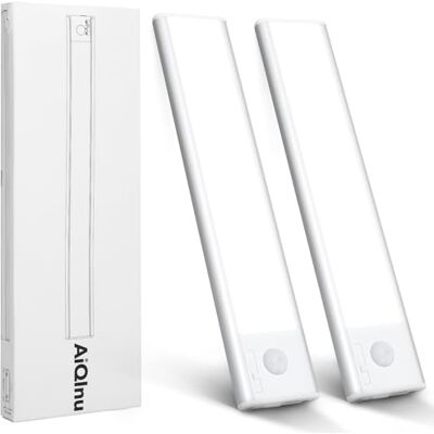 AiQInu 66 LED-skåplampa med rörelsesensor, USB uppladdningsbar LED-underskåp, 20 cm dimbar skåplampa med magnetisk remsa klistermärke för kök, trappor, korridorer AiQInu 66 LED-skåplampa med rörelsesensor, USB uppladdningsbar LED-underskåp, 20 cm dimbar skåplampa med magnetisk remsa klistermärke för kök, trappor, korridorer