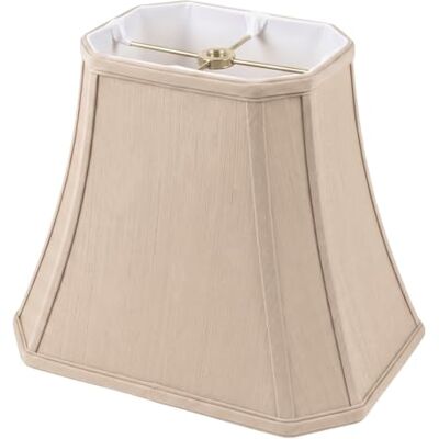Royal Designs, Inc. Royal Designs lampskärm, rektangulär, skuren, beige – (7 x 9) x (10,25 x 16) x 12,25 cm Royal Designs, Inc. Royal Designs lampskärm, rektangulär, skuren, beige – (7 x 9) x (10,25 x 16) x 12,25 cm