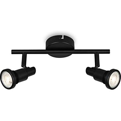 BRILONER LED taklampa badrum, justerbar, LED taklampa badrum, IP44, varm vit ljusfärg, GU10, svart, 275x80x123 (LxBxH) BRILONER LED taklampa badrum, justerbar, LED taklampa badrum, IP44, varm vit ljusfärg, GU10, svart, 275x80x123 (LxBxH)