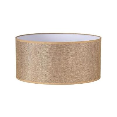 Zarivy Saco-Jute Cylindrisk lampskärm, 40 x 40 x 21 cm, brun – perfekt för rumsdekoration och atmosfär. Zarivy Saco-Jute Cylindrisk lampskärm, 40 x 40 x 21 cm, brun – perfekt för rumsdekoration och atmosfär.