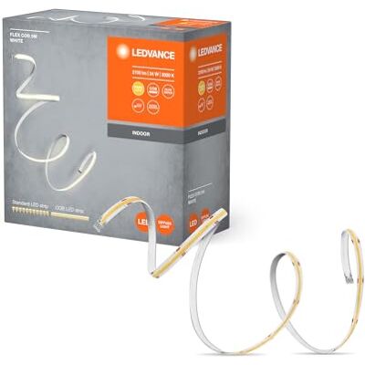 LEDVANCE FLEX COB 5M LED list, gul, 22W, 1750lm, varmvitt ljus, COB-teknik, homogen ljusfördelning, lång livslängd, lätt att installera, för inomhus, IP20, 3000K LEDVANCE FLEX COB 5M LED list, gul, 22W, 1750lm, varmvitt ljus, COB-teknik, homogen ljusfördelning, lång livslängd, lätt att installera, för inomhus, IP20, 3000K