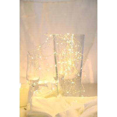 VoltShine Strängljus – 1,9 m LED-ljusslingor, silverdesign, energibesparande – perfekt för inredning, skyddsklass IP20 VoltShine Strängljus – 1,9 m LED-ljusslingor, silverdesign, energibesparande – perfekt för inredning, skyddsklass IP20