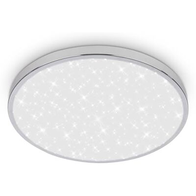 BRILONER LED-taklampa för badrum med indirekt ljus, IP44, stänkskydd, varmvit ljusfärg, LED-taklampa, ljuskrona i toaletten, 33 x 6 cm, krom BRILONER LED-taklampa för badrum med indirekt ljus, IP44, stänkskydd, varmvit ljusfärg, LED-taklampa, ljuskrona i toaletten, 33 x 6 cm, krom