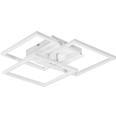 RL LIVE YOUR LIGHT Reality Leuchten LED-taklampa Mobile R62883131, metall vit matt, inkl. 27 watt LED, fjärrkontroll, dimmer, färgförändring, nattlampa RL LIVE YOUR LIGHT Reality Leuchten LED-taklampa Mobile R62883131, metall vit matt, inkl. 27 watt LED, fjärrkontroll, dimmer, färgförändring, nattlampa