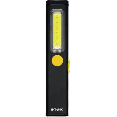 STAK STEALTH: 3W uppladdningsbar LED-ficklampa, extra slimmad i aluminium. Svart. STAK STEALTH: 3W uppladdningsbar LED-ficklampa, extra slimmad i aluminium. Svart.