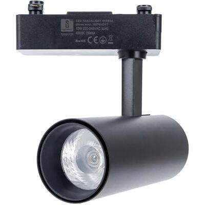 Blendend 15W svart LED-spår, låg strömförbrukning, enkel installation; idealisk för kommersiell rumsbelysning och dekorativa accenter. Blendend 15W svart LED-spår, låg strömförbrukning, enkel installation; idealisk för kommersiell rumsbelysning och dekorativa accenter.