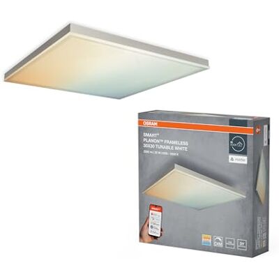 OSRAM SMART+ Matter PLANON FRAMELESS LED PANEL 300x300mm, 20W, 1600lm, 3000-6500K TW, Matter WLAN OSRAM SMART+ Matter PLANON FRAMELESS LED PANEL 300x300mm, 20W, 1600lm, 3000-6500K TW, Matter WLAN