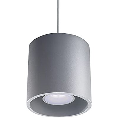 MiaLux Lampa Wisząca GAJA 1 Szary MiaLux Lampa Wisząca GAJA 1 Szary