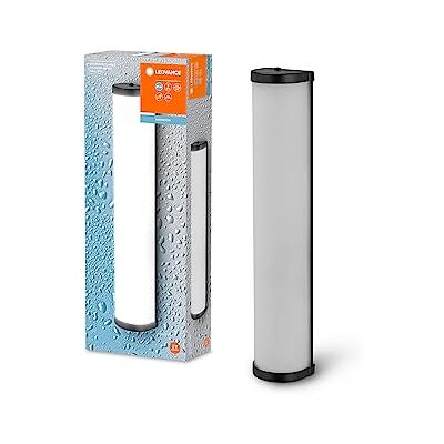 LEDVANCE Badrum Klassisk cylinder Badrumsväggslampa 455mm, svart, E14-uttag, kan utrustas med smart lampa, högkvalitativ utförande, cylinderform, IP44-skyddsklass LEDVANCE Badrum Klassisk cylinder Badrumsväggslampa 455mm, svart, E14-uttag, kan utrustas med smart lampa, högkvalitativ utförande, cylinderform, IP44-skyddsklass