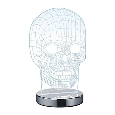 RL LIVE YOUR LIGHT Reality Leuchten LED-bord R52461106 skalle, metallkör, akryl, inkl. 7 watt LED RL LIVE YOUR LIGHT Reality Leuchten LED-bord R52461106 skalle, metallkör, akryl, inkl. 7 watt LED