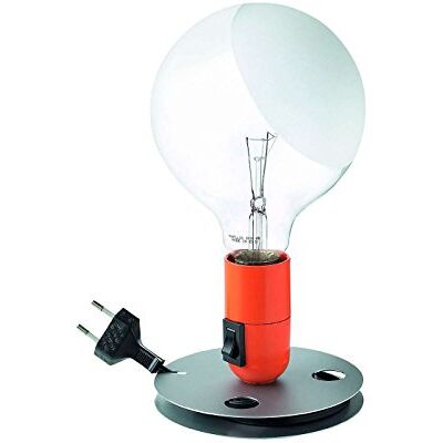Flos LAMPADINA LED EU NRO, aluminium, svart, 12,5 x 24 cm Flos LAMPADINA LED EU NRO, aluminium, svart, 12,5 x 24 cm