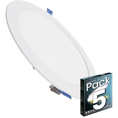 AToMANT SL - 5-pack 20W LED Rund Infälld Panel - LED Downlight AToMANT SL - 5-pack 20W LED Rund Infälld Panel - LED Downlight