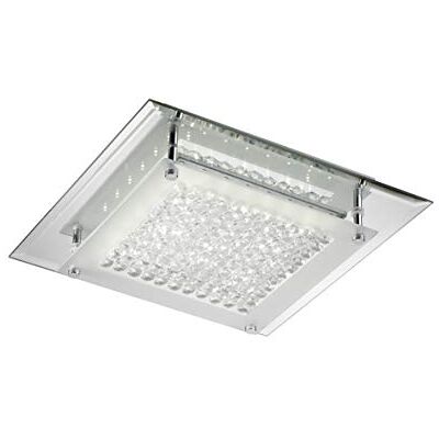 ONLI taklampa modern 28 x 28 cm krom ONLI taklampa modern 28 x 28 cm krom