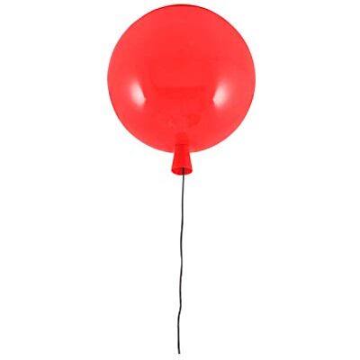 Homemania Taklampa Balloon rund taklampa boll röd 30 x 30 x 33 cm 1 x Max 24 W E27 Homemania Taklampa Balloon rund taklampa boll röd 30 x 30 x 33 cm 1 x Max 24 W E27