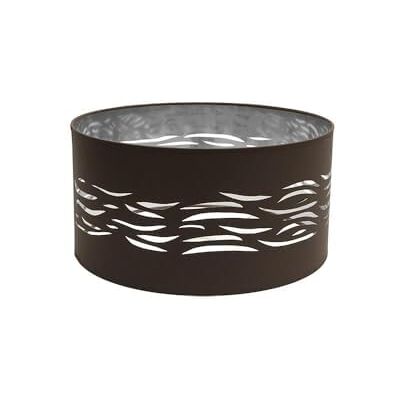 VoltShine Hängande lampskärm brun och silverdesign, storlek 40 x 40 x 20 cm, perfekt för e27-lampor, eleganta och dekorativa för alla miljöer VoltShine Hängande lampskärm brun och silverdesign, storlek 40 x 40 x 20 cm, perfekt för e27-lampor, eleganta och dekorativa för alla miljöer