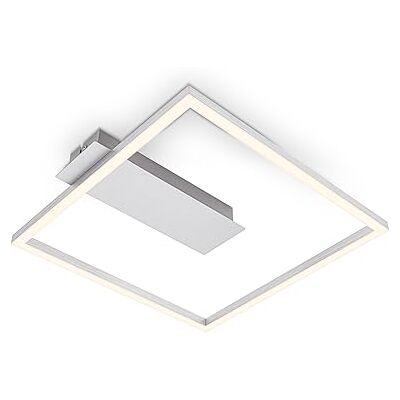 BRILONER – LED-taklampa, ram, LED-taklampa med varm vit ljusfärg, 12 W lampa, vardagsrum, sovrum, 320 x 300 x 50 mm (L x B x H) BRILONER – LED-taklampa, ram, LED-taklampa med varm vit ljusfärg, 12 W lampa, vardagsrum, sovrum, 320 x 300 x 50 mm (L x B x H)