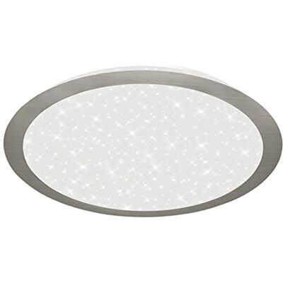 BRILONER LED taklampa backlighteffect, LED taklampa star decor, neutral vit färgtemperatur, Ø360 mm, matt nickel BRILONER LED taklampa backlighteffect, LED taklampa star decor, neutral vit färgtemperatur, Ø360 mm, matt nickel
