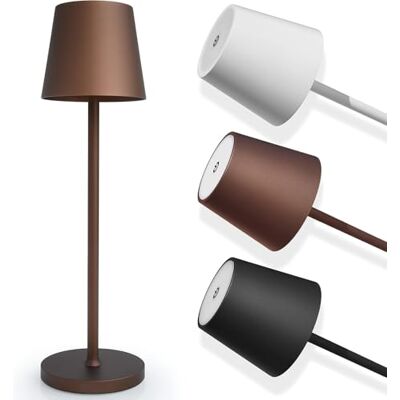 SMART-J Easy Circle uppladdningsbar LED-bord – 3 ljustemperaturer, 6 timmars drifttid, modern design, beröringsbrytare, USB-laddningsbar (kaffe) SMART-J Easy Circle uppladdningsbar LED-bord – 3 ljustemperaturer, 6 timmars drifttid, modern design, beröringsbrytare, USB-laddningsbar (kaffe)