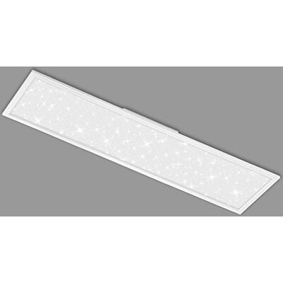 BRILONER Lampor – LED-panel, taklampa inkl. stjärndekoration, 4 100 lumen, 4 000 Kelvin, 38 watt, vit, 1,195 x 295 x 60 mm (L x B x H), 7393–016 BRILONER Lampor – LED-panel, taklampa inkl. stjärndekoration, 4 100 lumen, 4 000 Kelvin, 38 watt, vit, 1,195 x 295 x 60 mm (L x B x H), 7393–016