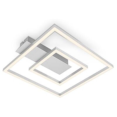 BRILONER – LED-taklampa, ram, LED-taklampa med varm vit ljusfärg, 18 W lampa, vardagsrum, sovrum, 320 x 300 x 50 mm (L x B x H) BRILONER – LED-taklampa, ram, LED-taklampa med varm vit ljusfärg, 18 W lampa, vardagsrum, sovrum, 320 x 300 x 50 mm (L x B x H)