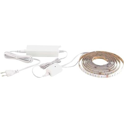 EGLO ansluter LED Band 5m STRIPE-C, Smart Home Light Band RGB Band Självhäftande och förkortat material: Plast, Färg: Vit, Dimbar, Vit och Färger Justerbar EGLO ansluter LED Band 5m STRIPE-C, Smart Home Light Band RGB Band Självhäftande och förkortat material: Plast, Färg: Vit, Dimbar, Vit och Färger Justerbar