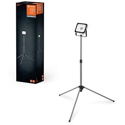 LEDVANCE LED arbetslampa för utomhusapplikationer,Worklight Value med stativ och 1x 30W strålkastare i dubbelpack, dagsljusvitt (6500K), mörkgrå, 2-pack LEDVANCE LED arbetslampa för utomhusapplikationer,Worklight Value med stativ och 1x 30W strålkastare i dubbelpack, dagsljusvitt (6500K), mörkgrå, 2-pack