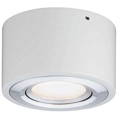 Paulmann 79708 LED-taklampa Argun rund svängbar inkl. 1x4,8 Watt dimbar taklampa borstad aluminium vardagsrumslampa metall hallampa 3000 K Paulmann 79708 LED-taklampa Argun rund svängbar inkl. 1x4,8 Watt dimbar taklampa borstad aluminium vardagsrumslampa metall hallampa 3000 K