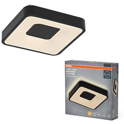 OSRAM ORBIS Piana LED Taklampa 290mm, 16W, 3000K varmvit, Click-DIM, Svart, Metall, IP20 OSRAM ORBIS Piana LED Taklampa 290mm, 16W, 3000K varmvit, Click-DIM, Svart, Metall, IP20