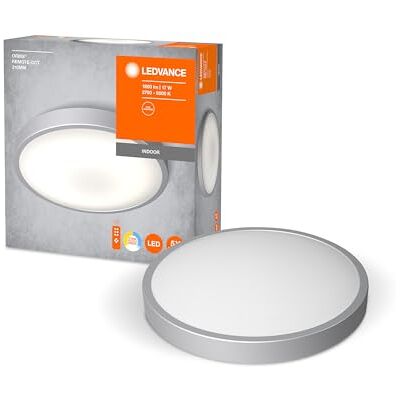 LEDVANCE LED taklampa, metallvit, 14W, 1000LM, 2700K 6000K, styrbar via fjärrkontroll CCT, dimbar, 310mm, vägglampa och taklampa ORBIS LEDVANCE LED taklampa, metallvit, 14W, 1000LM, 2700K 6000K, styrbar via fjärrkontroll CCT, dimbar, 310mm, vägglampa och taklampa ORBIS