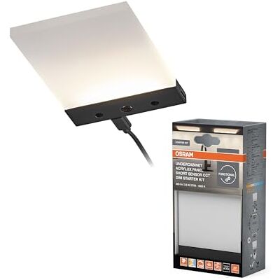 OSRAM Underskåp Acrylux PANEL Kort Basenhet ljus, 3.5W, 165lm, CCT 2700K/4000K, Aluminium/PMMA, IR-sensor, OSRAM Underskåp Acrylux PANEL Kort Basenhet ljus, 3.5W, 165lm, CCT 2700K/4000K, Aluminium/PMMA, IR-sensor,
