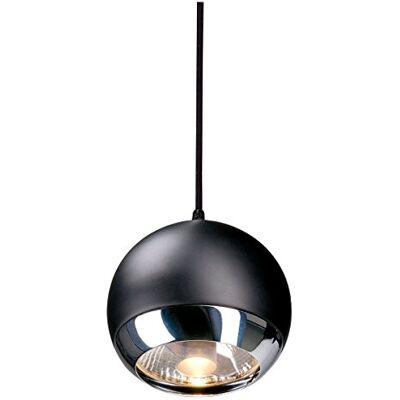 SLV Easytec Eye, LED-spotlight, tak, spårsystem, interiörbelysning/GU10 75W svart, stål, 75 W, krom SLV Easytec Eye, LED-spotlight, tak, spårsystem, interiörbelysning/GU10 75W svart, stål, 75 W, krom