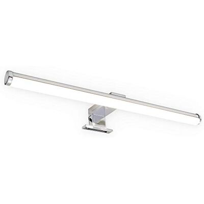BRILONER lampor LED spegellampa, spegellampa krom, 6 watt, 600 lumen, 4 000 kelvin, IP23, 6 W BRILONER lampor LED spegellampa, spegellampa krom, 6 watt, 600 lumen, 4 000 kelvin, IP23, 6 W