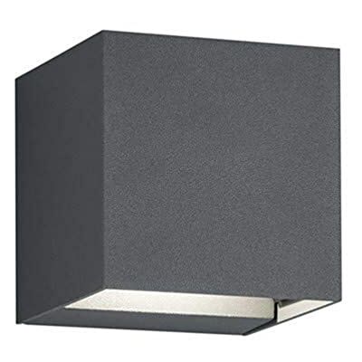 Trio Leuchten Adaja utomhus vägglampa, aluminium, 3 W, aluminium, kol Trio Leuchten Adaja utomhus vägglampa, aluminium, 3 W, aluminium, kol