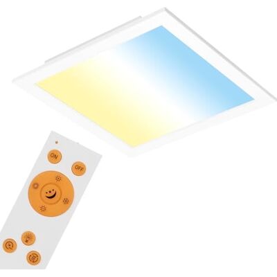BRILONER Leuchten Taklampa, Vit, 18 W, 29.5 x 29.5 x 5 cm BRILONER Leuchten Taklampa, Vit, 18 W, 29.5 x 29.5 x 5 cm