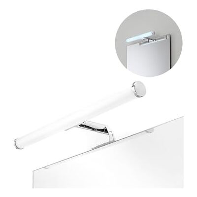 Avilia Universell LED-spegellampa LED-spegellampa med panel och polerad tråd, av ABS, 30 x 11 x 5 cm, krom Avilia Universell LED-spegellampa LED-spegellampa med panel och polerad tråd, av ABS, 30 x 11 x 5 cm, krom