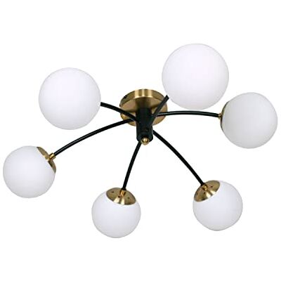 DKD Home Decor Taklampa, metall, Estándar DKD Home Decor Taklampa, metall, Estándar