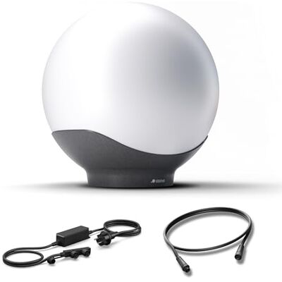 Steinel Startpaket LED trädgårdskula Sphera C 24V Ø40 cm, inkl. 35 W nätadapter och 1 m kabel, 16 miljoner färger, färgförändring RGBWW, appstyrning, Plug & Play, IP65 Steinel Startpaket LED trädgårdskula Sphera C 24V Ø40 cm, inkl. 35 W nätadapter och 1 m kabel, 16 miljoner färger, färgförändring RGBWW, appstyrning, Plug & Play, IP65