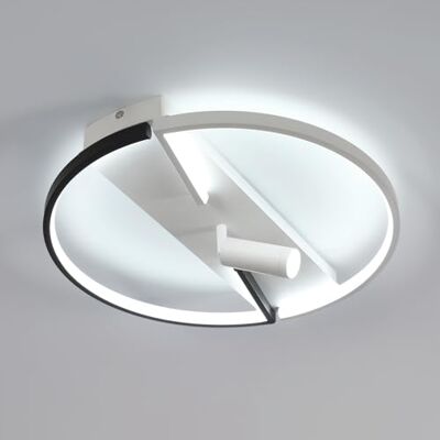 Goeco Rund LED-taklampa, 42 W LED-taklampa, 6 500K, modern aluminiumtaklampa för vardagsrum, sovrum, hemmakontor Goeco Rund LED-taklampa, 42 W LED-taklampa, 6 500K, modern aluminiumtaklampa för vardagsrum, sovrum, hemmakontor