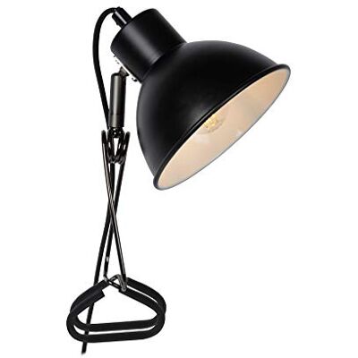 LUCIDE MOYS – klämlampa – 1xE27 – svart LUCIDE MOYS – klämlampa – 1xE27 – svart