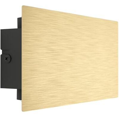 EGLO LED Vägglampa Inside Talamello, Rektangulär Vägglampa Med Indirekt Belysning, Väggspotlight För Hall Och Vardagsrum, Metall I Borstat Guld, Varmvit, 4 X 20 Cm EGLO LED Vägglampa Inside Talamello, Rektangulär Vägglampa Med Indirekt Belysning, Väggspotlight För Hall Och Vardagsrum, Metall I Borstat Guld, Varmvit, 4 X 20 Cm