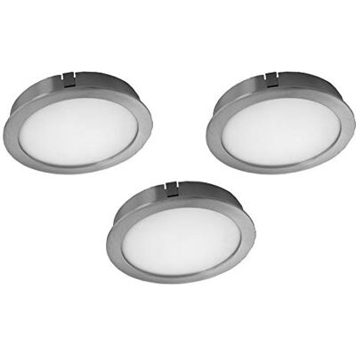 Evotec CUBIC68 CF LED på-/påfågelstrålkastare – ytstrålkastare, rund/3-delat set/4000 K / 3 x 6 W/3 x 600 lumen, aluminium, 18 W, transparent, small Evotec CUBIC68 CF LED på-/påfågelstrålkastare – ytstrålkastare, rund/3-delat set/4000 K / 3 x 6 W/3 x 600 lumen, aluminium, 18 W, transparent, small