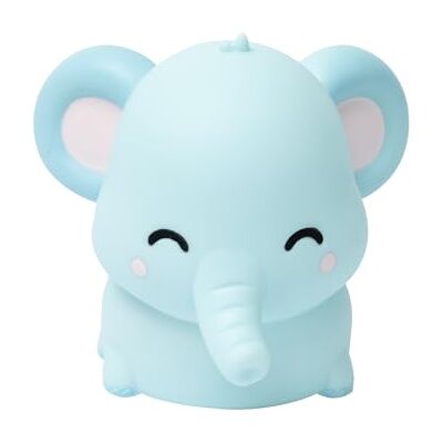 Mr. Wonderful Magisk nattlampa för söta drömmar Elefant Tillverkad av PVC 3 AAA-batterier (ingår) Storlek: 12,2 x 11,8 x 11,8 cm Mr. Wonderful Magisk nattlampa för söta drömmar Elefant Tillverkad av PVC 3 AAA-batterier (ingår) Storlek: 12,2 x 11,8 x 11,8 cm