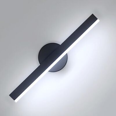 Comely LED-vägglampa, 12 W, 1 350 LM, modern LED-vägglampa, 360° roterande vägglampa för inomhus, svart, för sovrum, vardagsrum, matsal, hall, trappor, kall vit, 6 500 K Comely LED-vägglampa, 12 W, 1 350 LM, modern LED-vägglampa, 360° roterande vägglampa för inomhus, svart, för sovrum, vardagsrum, matsal, hall, trappor, kall vit, 6 500 K