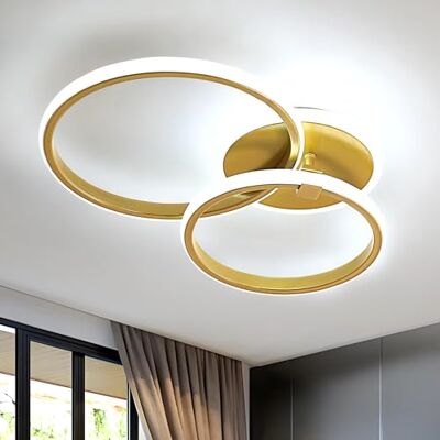 Comely 42W LED-taklampa, guld 3 flammig LED-taklampa, 52CM modern rund ringdesign aluminium taklampor Vardagsrumslampa Sovrumslampa Ljuskrona Barnrumslampa Kök Hall Taklampa Comely 42W LED-taklampa, guld 3 flammig LED-taklampa, 52CM modern rund ringdesign aluminium taklampor Vardagsrumslampa Sovrumslampa Ljuskrona Barnrumslampa Kök Hall Taklampa