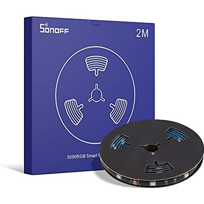 SONOFF 5050RGB-2M LED-remsa RGB belysning ränder band ljuslist färgväxling SONOFF 5050RGB-2M LED-remsa RGB belysning ränder band ljuslist färgväxling