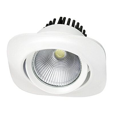 CristalRecord Infälld spotlight Everest fyrkantig med integrerad LED, vit, 6 W neutralt ljus 4 000 K CristalRecord Infälld spotlight Everest fyrkantig med integrerad LED, vit, 6 W neutralt ljus 4 000 K