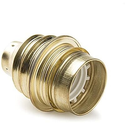 VoltShine Famatel gängad E14 metalllamphållare. Perfekt för olika tillämpningar, kombinerar hållbarhet och stil i dina elektriska installationer. VoltShine Famatel gängad E14 metalllamphållare. Perfekt för olika tillämpningar, kombinerar hållbarhet och stil i dina elektriska installationer.