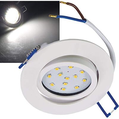 ChiliTec LED installationslampa takspot 5 W 520 lumen neutralt ljus vitt hölje, aluminium, 5 W, 1 st. ChiliTec LED installationslampa takspot 5 W 520 lumen neutralt ljus vitt hölje, aluminium, 5 W, 1 st.