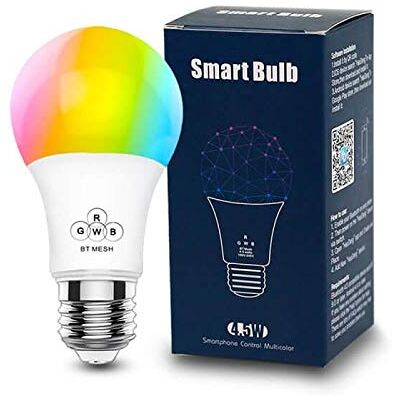 Lipa B15512 Smart Bluetooth-lampa, 16 miljoner färger, app, mikrofon, telefonkontroll Lipa B15512 Smart Bluetooth-lampa, 16 miljoner färger, app, mikrofon, telefonkontroll